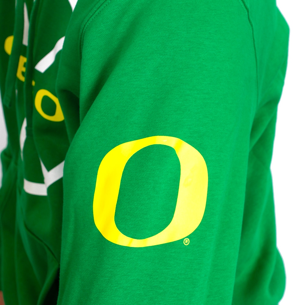 Oregon, Nike, Green, Hoodie, Cotton Blend, Men, Basketball, Sweatshirt, Pullover, 813673